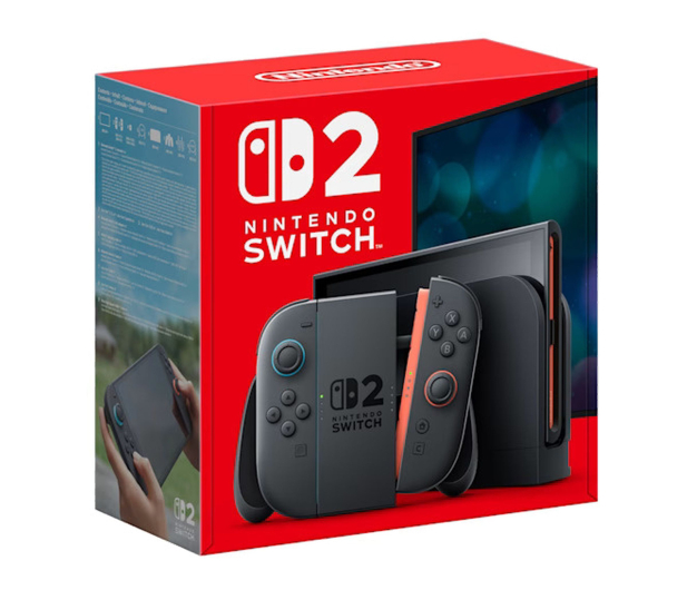 Nintendo Switch 2 Black v2 z wymienną baterią - 1615995 - zdjęcie
